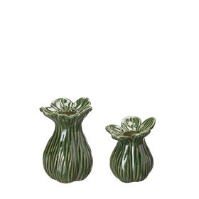 Ailsa Set of 2 Green Bud Vases