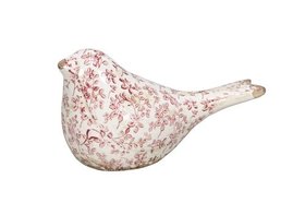 Grace Pink Floral Bird Ornaments