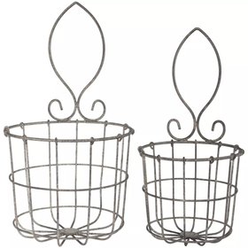 Round Wire Hanging Baskets