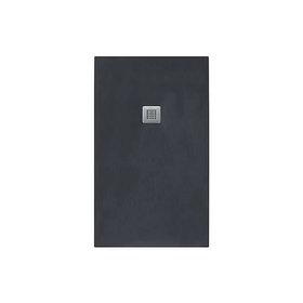 Tissino Giorgio2 Graphite Slate 1500mm x 1000mm Stone Resin Rectangular Shower Tray