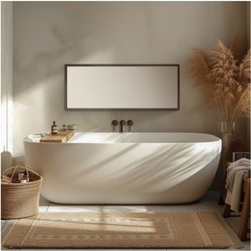 Origins Living Docklands Brushed Bronze 400 x 1000mm Rectangular Mirror