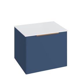 Abacus Concept Sit On Ocean Blue 600mm Vanity Unit