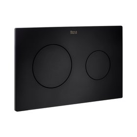 Roca Duplo One PL10 Matt Black Dual Flush Plate