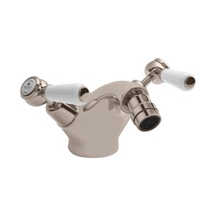 BC Designs Victrion Brushed Nickel Lever Bidet Mixer & Waste