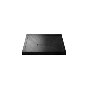 Kudos connect2 900mm x 900mm Slate Effect Square Shower Tray
