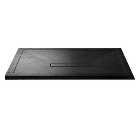 Kudos connect2 1700mm x 900mm Slate Effect Rectangular Shower Tray