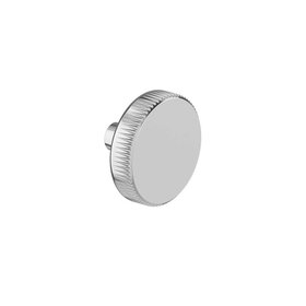Vado Safari Fluted Chrome Knob Furniture Handle