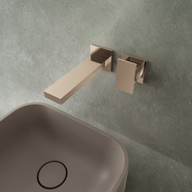 Crosswater Myron Chrome Wall Mounted Basin Mixer