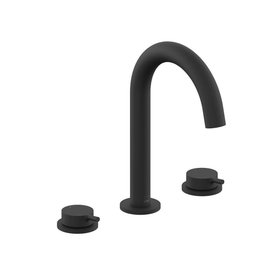 Vado Safari Lever Matt Black 3 Tap Hole Basin Mixer