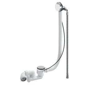 BC Designs Chrome Overflow Bath Filler & Waste with Trap