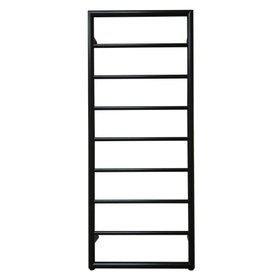 The Sussex Range by JIS Alfriston 1260mm x 520mm Black Heated Towel Rail