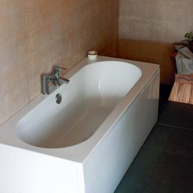 Britton Cleargreen Verde 1700mm x 750mm Double Ended Bath