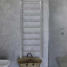 The Sussex Range by JIS Ardingly 1580mm x 520mm Polished Stainless Steel Heated Towel Rail