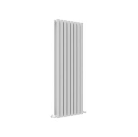 JTP Primo White 1600mm x 480mm Oval Panel Vertical Designer Radiator