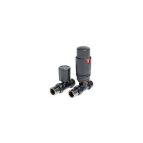 Redroom by Barwick Anthracite Straight Thermostatic Radiator Valves