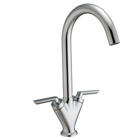 JTP Reach Chrome Lever Swivel Spout Kitchen Mono Mixer