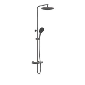 Vado Safari Lever Pewter Exposed Thermostatic Shower Column
