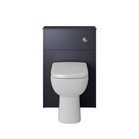 Heritage Lynton 550mm Midnight Blue WC Unit, Pan, Cistern & Seat Pack