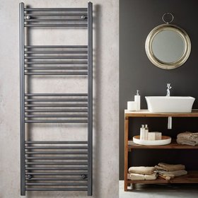 Redroom by Barwick Elite Anthracite 1200 x 400mm Towel Radiator