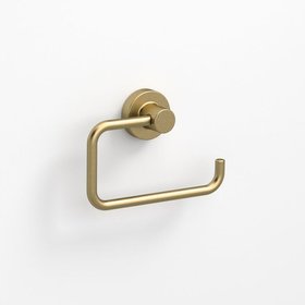 Origins Living Tecno Project Brushed Brass Open Toilet Roll Holder
