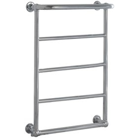 JTP Grosvenor Chrome 1193mm x 600mm Traditional Wall Mounted Towel Radiator