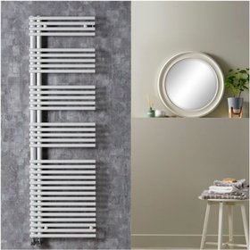 Velaro Omnia White 1681 x 596mm Towel Radiator