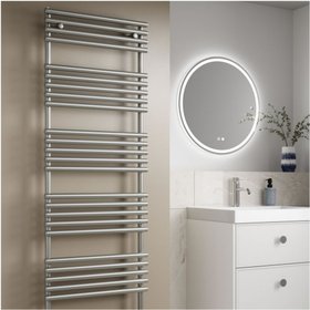 Velaro TT Lux Inox 1635 x 496mm Towel Radiator