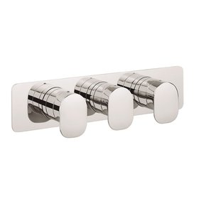 Crosswater Zero 2 Landscape 3 Outlet 3 Handle Thermostatic Shower Valve