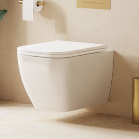 Crosswater Mada Square Wall-Hung Toilet