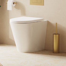 Crosswater Mada Round Back-to-Wall Toilet