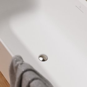 Crosswater Brushed Nickel Freestanding Bath Waste