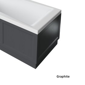 Heritage 800mm Graphite Fitted End Bath Panel