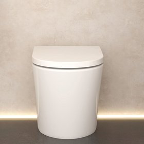 Imex Arco Rimless Short Projection Back to Wall Toilet
