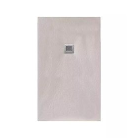 Tissino Giorgio2 Soft Taupe 1600mm x 700mm Stone Resin Rectangular Shower Tray