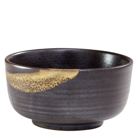 Rustica Dinner Bowl - Brown with Natural Detail