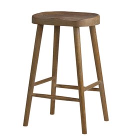 Shaker Counter Stool - Weathered - Elm Frame - 66cm