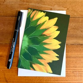 Sunflower greeting card