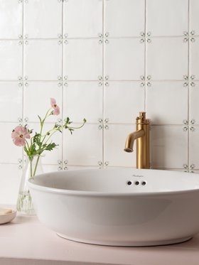 April Rose ceramic wall tiles from the Spring collection from Hyperion Tiles Ts&Cs: Always use product link for digital use