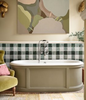 Studio Jamboree Handpainted Ceramic Holly Field