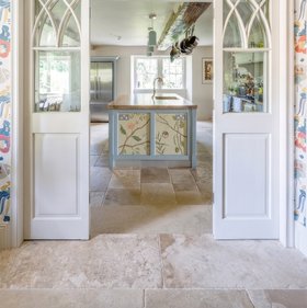 Hyperion Tiles Vieux Bourgogne Limestone Ancient Finish tiles - Ts&Cs: always use product link for digital use