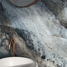Ocean Marble Effect Blue Matt 120 x 60cm Wall & Floor Tile