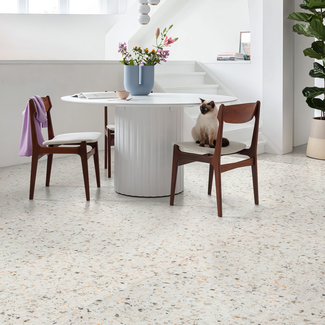 Verona F023 Terrazzo Big Vinyl Tiles