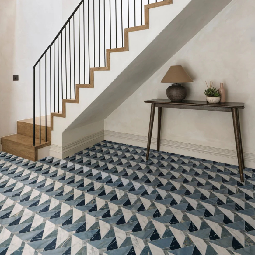 Byzantine Porcelain Seraph Sculpted tiles