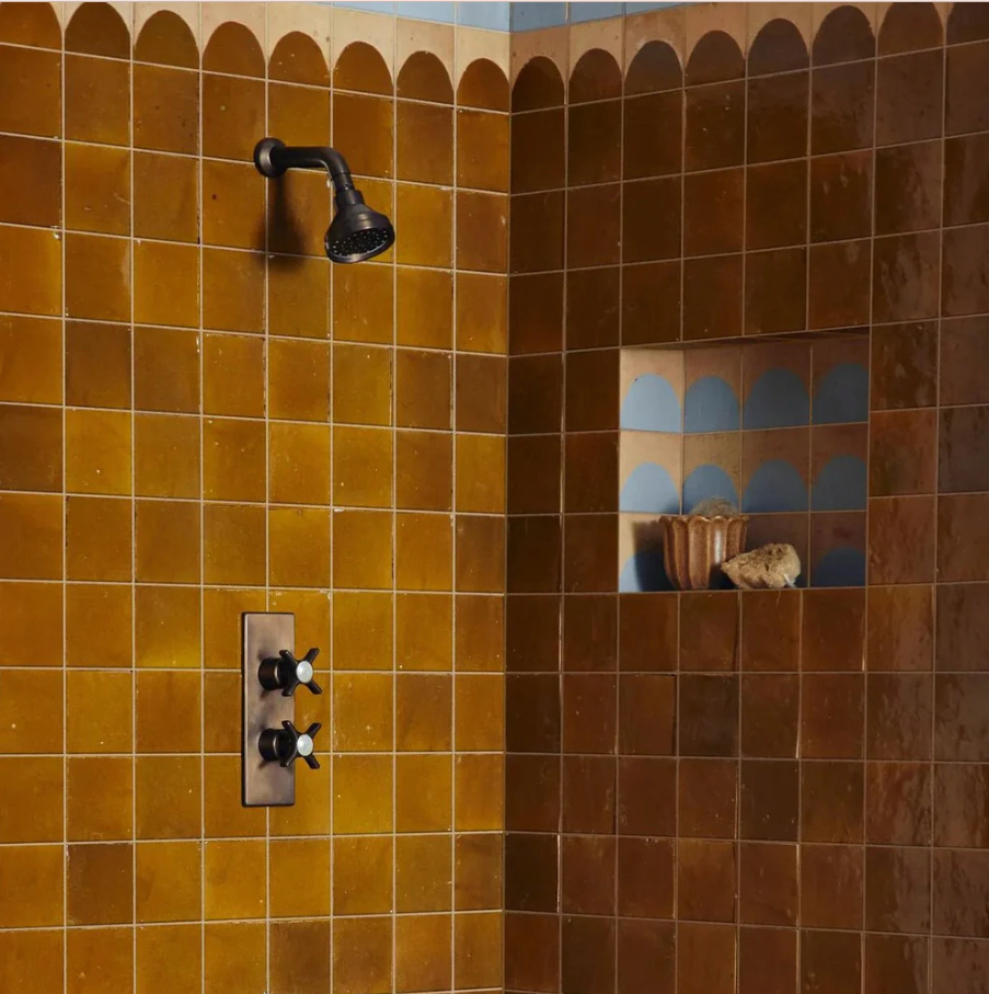 Medina Ochre Belen Square And  Handmade Moroccan Zellige Tiles Ts&Cs: Always use product link for digital use