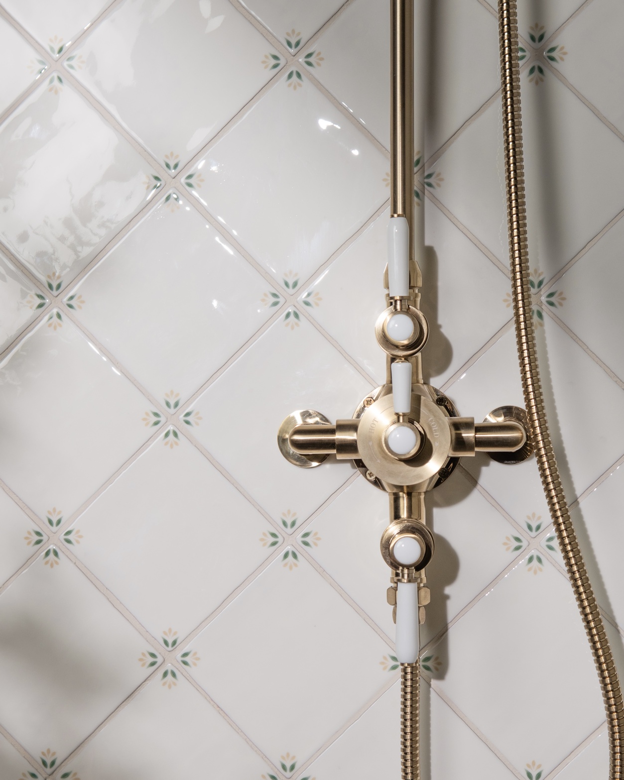 April Primrose ceramic wall tiles from the Spring collection from Hyperion Tiles Ts&Cs: Always use product link for digital use