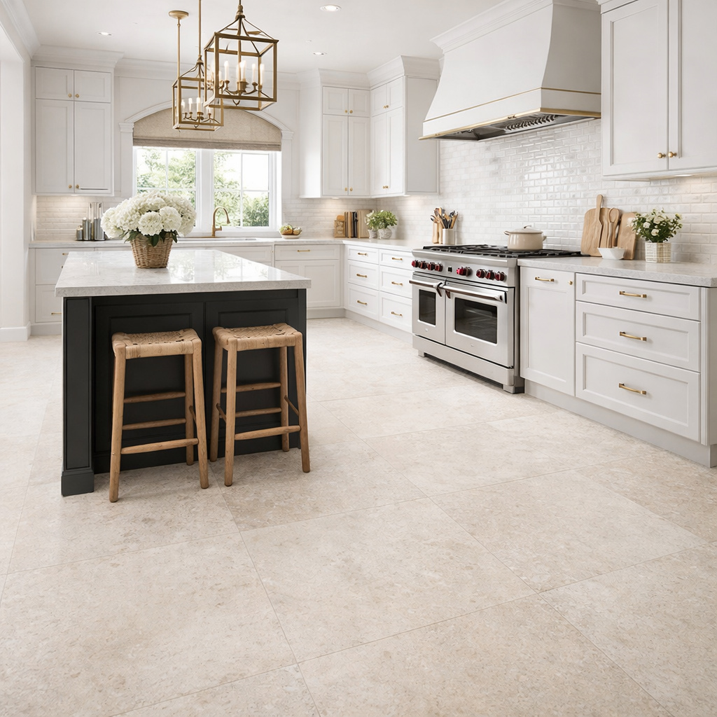 Elva Greige 100 x 100cm tiles from Hyperion Tiles