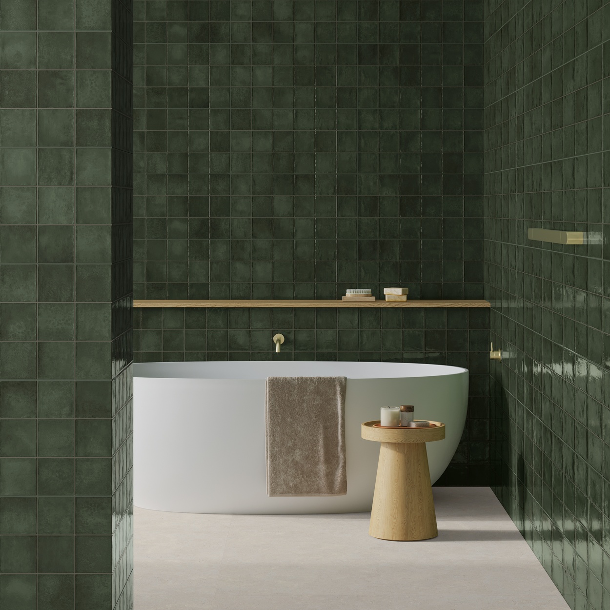 Dakota Ivy glazed porcelain tiles from Hyperion Tiles