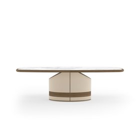 01 Front MR.5254 BELLAGIO DINNING TABLE RECT H74CM 8K