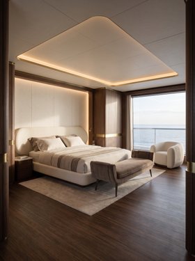 Magnific Photorealistic Luxury Yac WMW39PBcXe