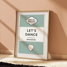 Custom Song Print - Sage Green - Natural Frame